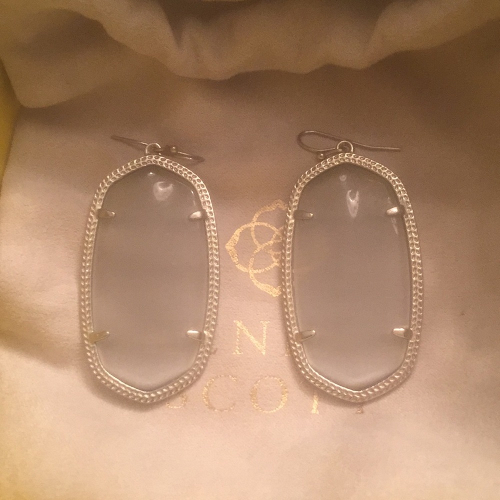 Kendra Scott Danielle Silver on silver earrings.